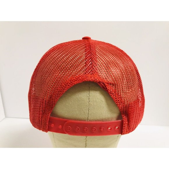 Vintage Reno Nevada Red Gold Cord Trucker Snapback Hat las vegas - Picture 3 of 7